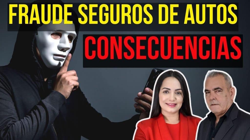 Fraude seguros de autos. Causa de seguros costosos.